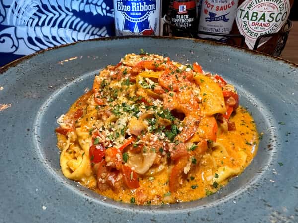 Shrimp pasta