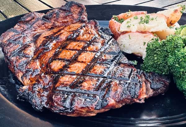 14OZ CHARGRILLED RIBEYE STEAK