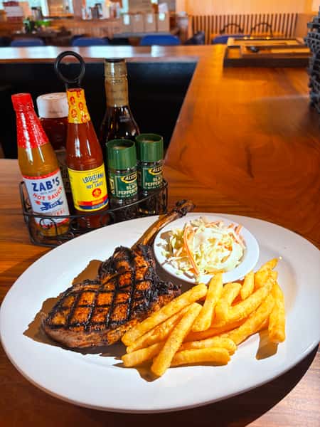 BLACKENED PORK CHOP