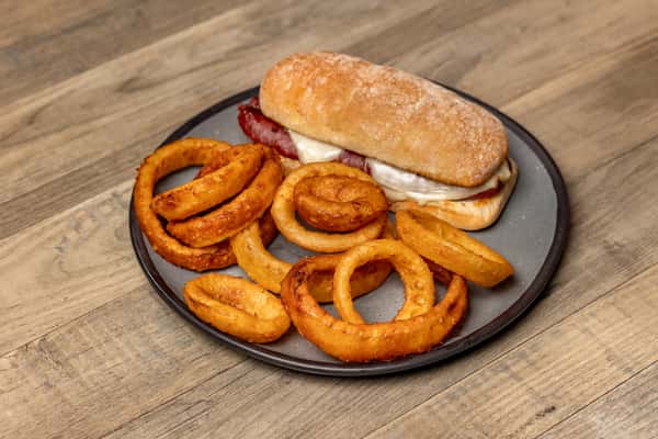 Beast of the Prairie Sausage Sandwich