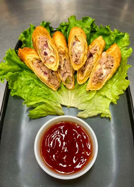Cherry Circle Duck Club Duck Eggrolls
