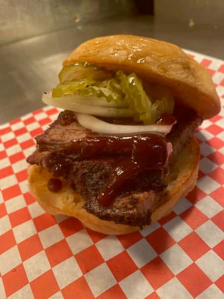 Barbeque Brisket Sandwich combo