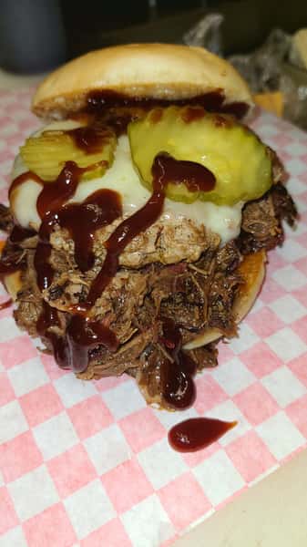 Barbeque Beast Cheesy Burger