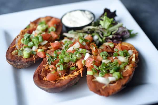 Hand Scooped Potato Skins