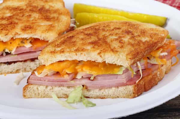 Grilled Ham and Cheese 