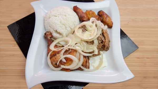 Combinacion de Pollo y Puerco