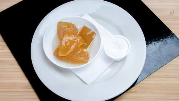 Dulce De Papaya Con Queso Crema