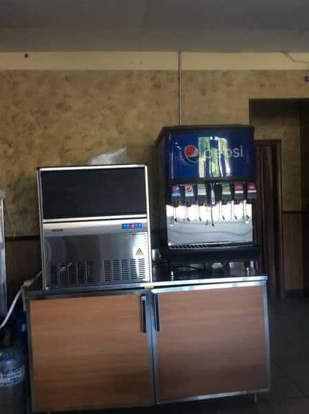 Soda fountain inside Samvay's