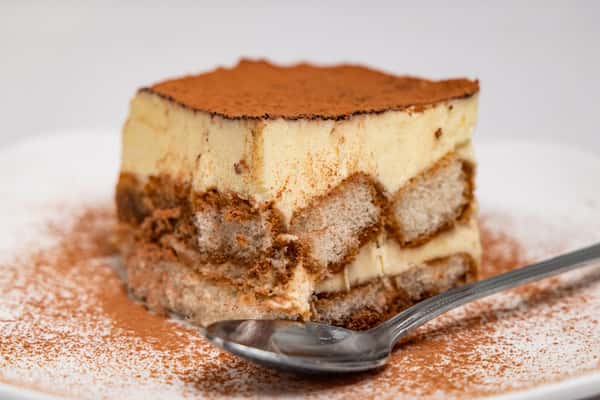 close up of Tiramisu