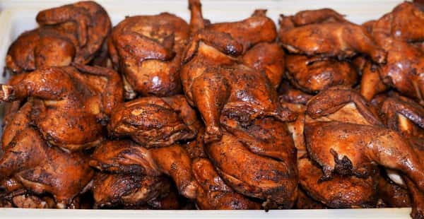 variety of smoked chicken wings