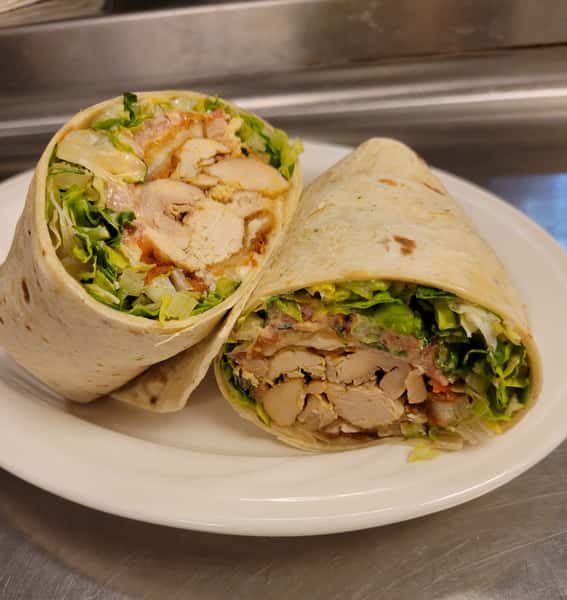 Roast Chicken and Mozzarella Stick Wrap 