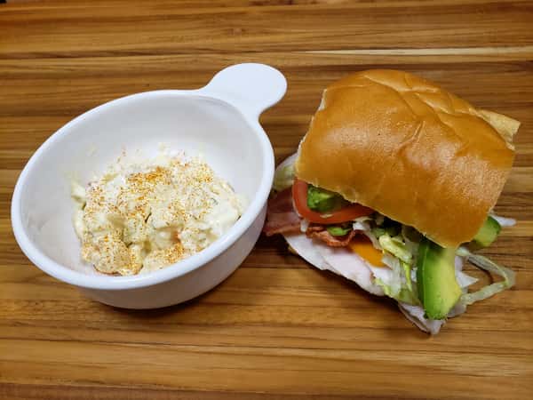 3" Half Sub with Salad