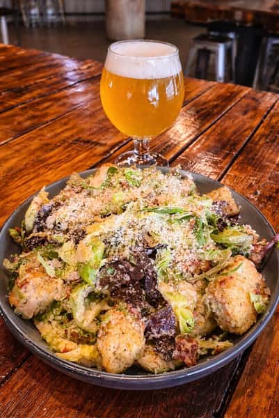 Shaved Brussels Sprout Caesar