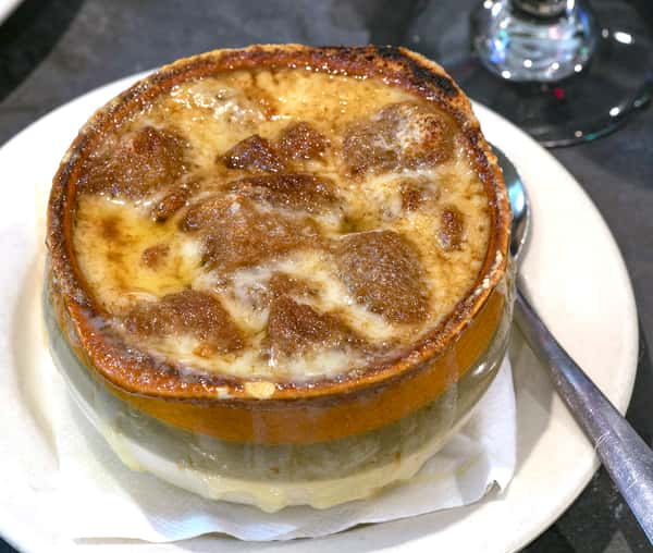 Crock of French Onion Soup - Our Menu - Pippa's Sports Cafe - Sports