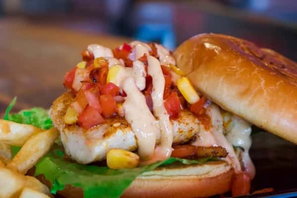 Blackened Mahi Sandwich