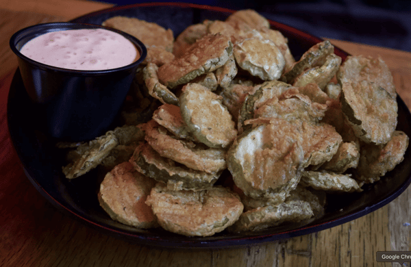 Fried Pickle Chips Appetizer