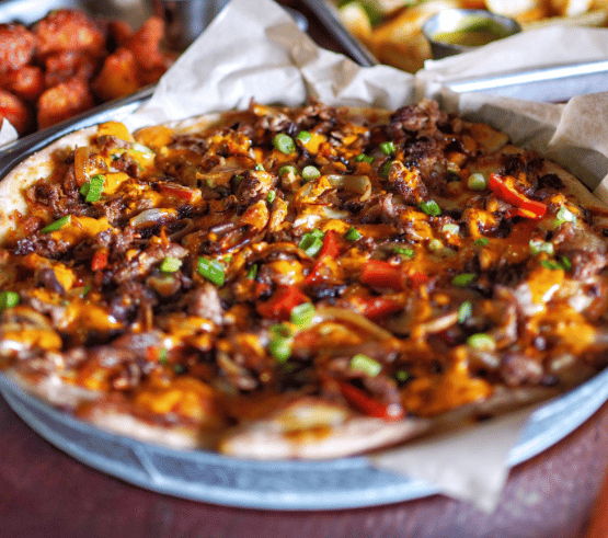 Philly Cheesesteak Pizza