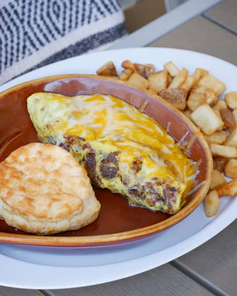 Meat & Veggie Omelet