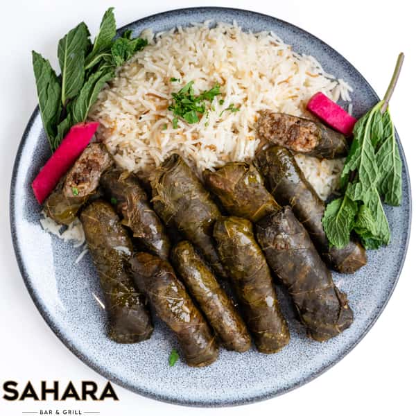 Meat Grape Leaves Dinner
