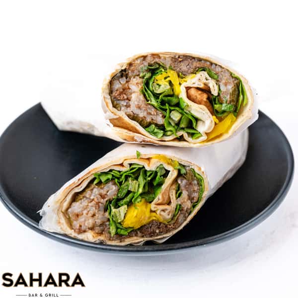 Lamb Grape Leaves Sandwich