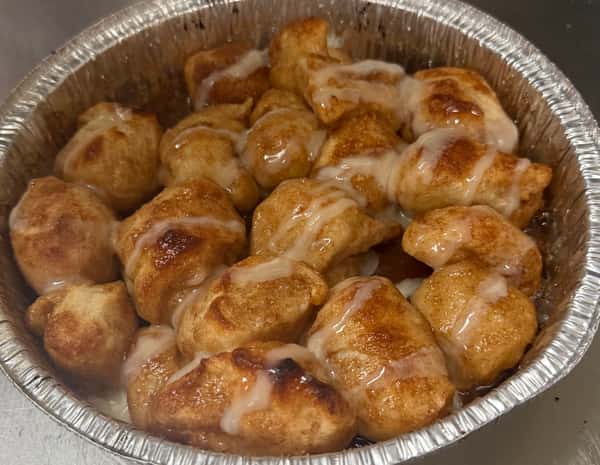 Cinnamon roll bites