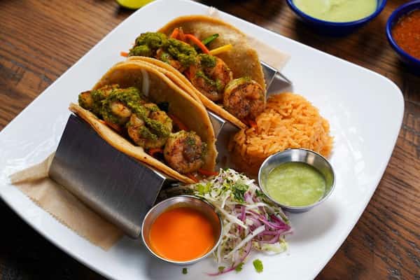 Camaron al Pesto Taco PLATE
