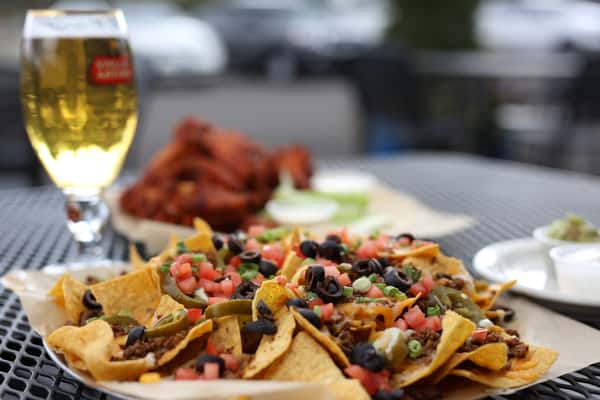 nachos and beer