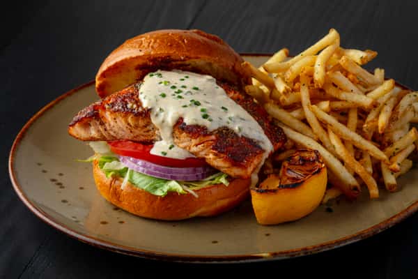 Blackened Salmon Sandwich
