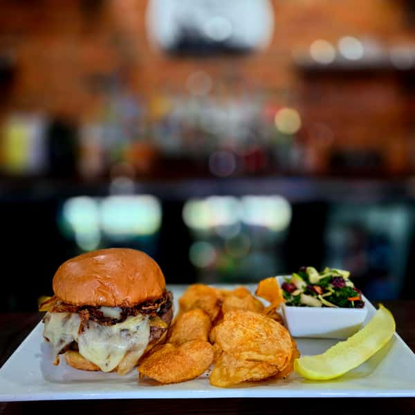 Wild Mushroom & Swiss Burger