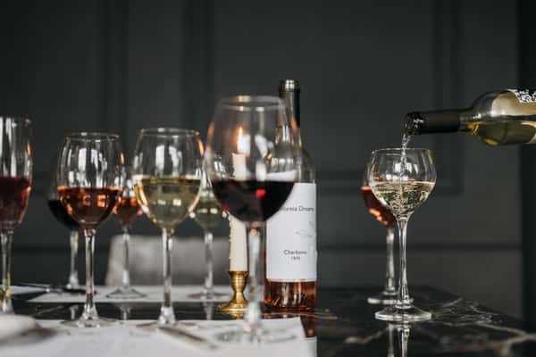 glasses of wine