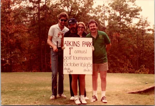 Atkins 1st golf tournament  1984