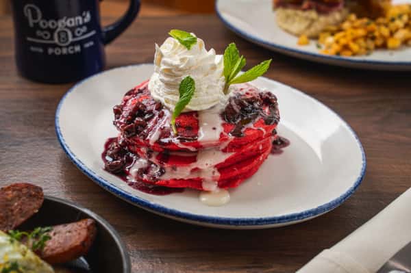 Red Velvet Pancakes
