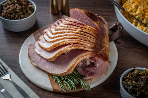 Sweet Bourbon-Glazed Ham