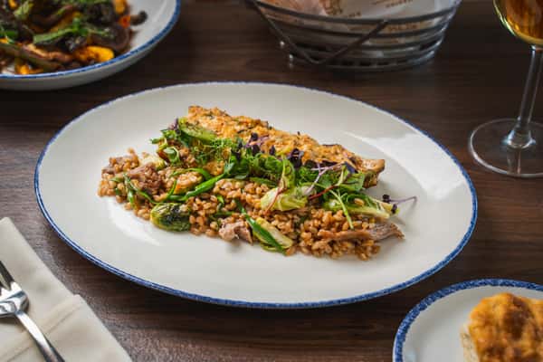 Crab Dynamite-Crusted Trout