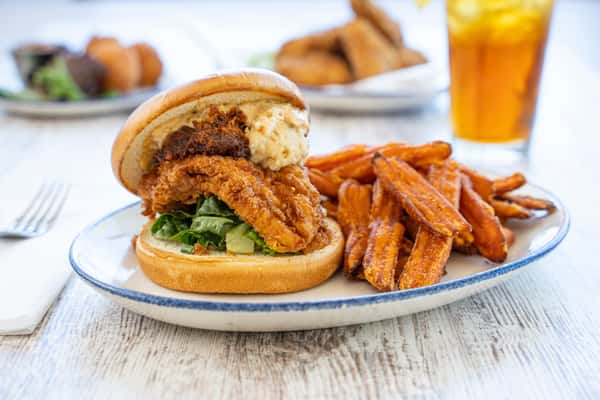 Poogan's Fried Chicken Sandwich