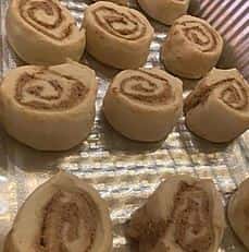 Half Dozen Small Frozen Cinnamon Rolls