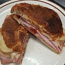 Grilled Ham, Brie & Pear