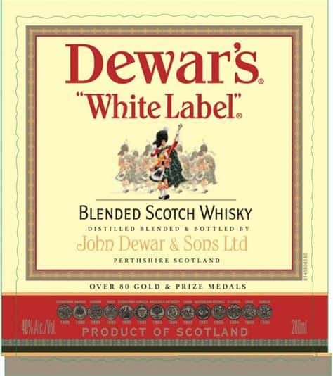 Whiskey- Dewer's White Label