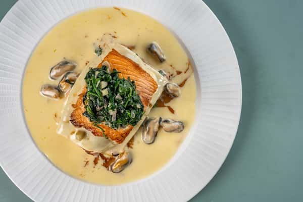 Lachs Lasagna 
