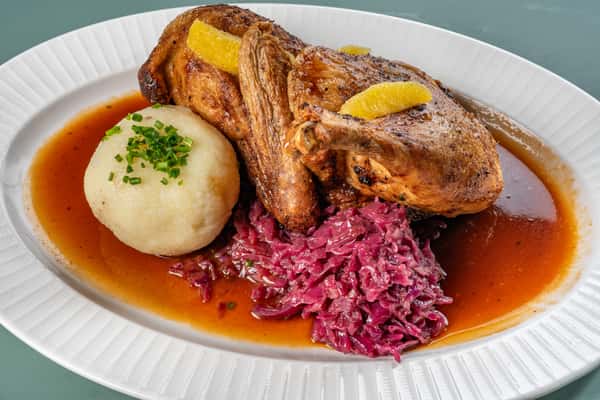 Half Roasted Duck