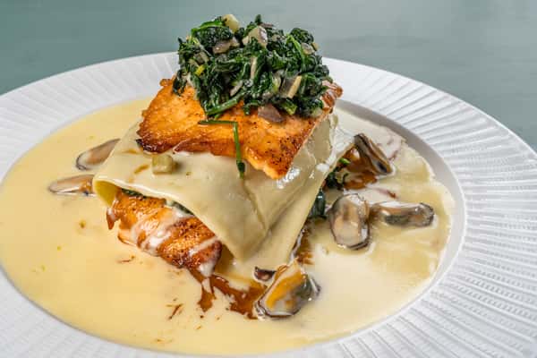 Lachs Lasagna