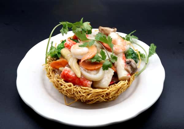 seafood bird nest