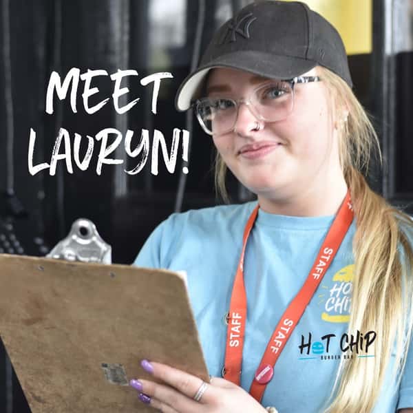 This is Lauryn! 💃She's our new assistant F.O.H manager, and we think she's Hot Chip 😎
.
Always on top of every task✅, great with people👨‍👩‍👧‍👦, and a hard-worker to 🥾(<boot. get it?)
.
We ❤️ her-- do you too?! ❤️🧡🖤
.
 #employeespotlight #employees #employeeshoutout #employee #supportsmallbusiness #restaurant #minnesota #supportlocal #burgers #hotchip #rochmn #rochestermn #hotchipburgers #hotchipburgerbar #supportlocalbusiness #manager #assistantmanager #foh #fohmanager