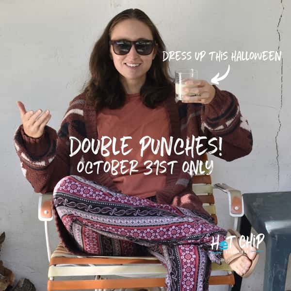 🎃Dress up this Halloween as your favorite Hot Chip burger!!🎃
.
Show up this OCTOBER 31st in costume and get 👊👊DOUBLE PUNCHES👊👊 on your Hot Chip punch card!! 🍔
.
This one is based off of "Call Me The Dude" (or the "Mr. Lebowski")🥛
.
(**Dining in-house or pick up only, double punches not available for delivery/third party ordering**)
.
🎃👻💀Happy Halloween! 🎃👻💀 
.
#rochestervegan #veganburger #vegan #veganfood #supportsmallbusiness #restaurant #minnesota #supportlocal #burgers #hotchip #rochmn #rochestermn #hotchipburgers #hotchipburgerbar #supportlocalbusiness #halloween #halloween2022 #halloweenvibes #october #october31 #costume #costumeparty #costumecontest