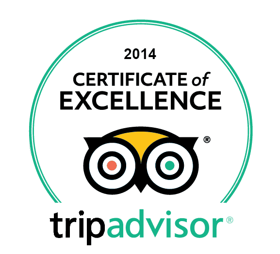 2014 TripAdvisor Certificate of Excellence