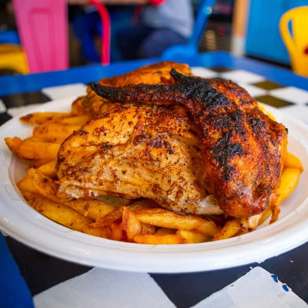 HALF CHICKEN + 4 SMALL SIDES