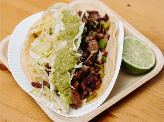 CHOPPED BRISKET TACO