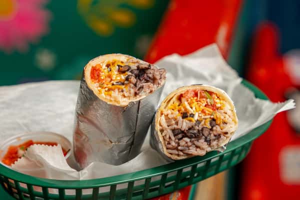 RE-FRIED BEAN BURRITO