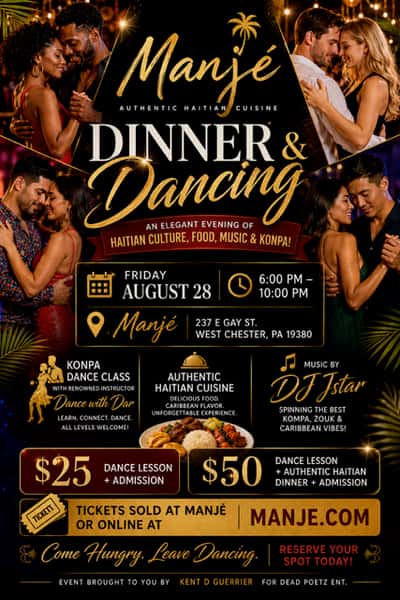 Dinner & Dancing at Manjé