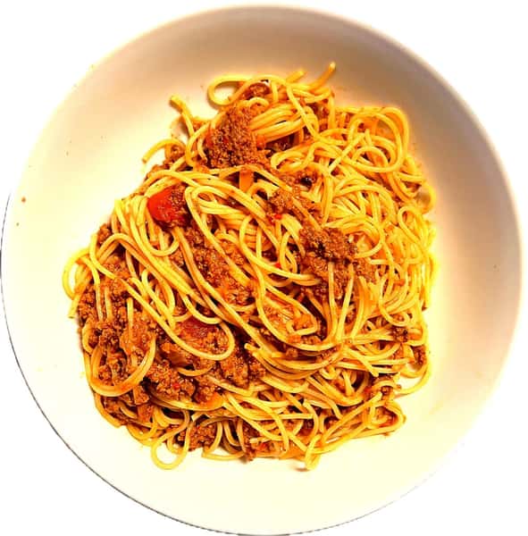 Caribbean Spaghetti with Meat Sauce